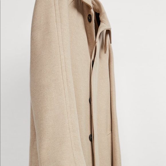 BRAND NEW ZARA Textured WEAVE COAT size M - Picture 7 of 9